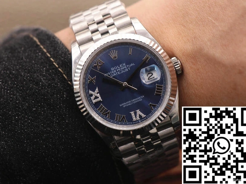 Factory Blue Datejust Dial EW 126234 Rolex 0520